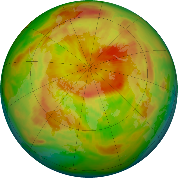 Arctic ozone map for 03 May 1983